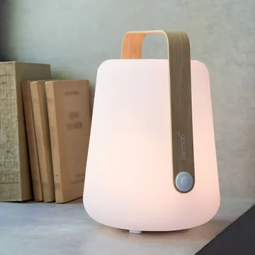 Balad portabel bordlampe LED - Lagoon blue, stor - Fermob