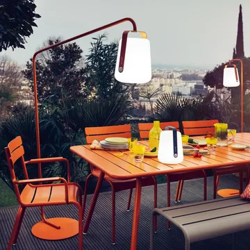 Balad portabel bordlampe LED - Lagoon blue, stor - Fermob