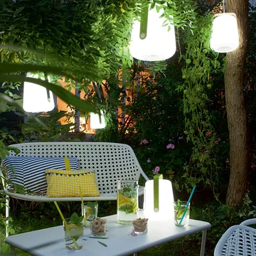Balad portabel bordlampe LED - Red ochre (rød)-stor - Fermob