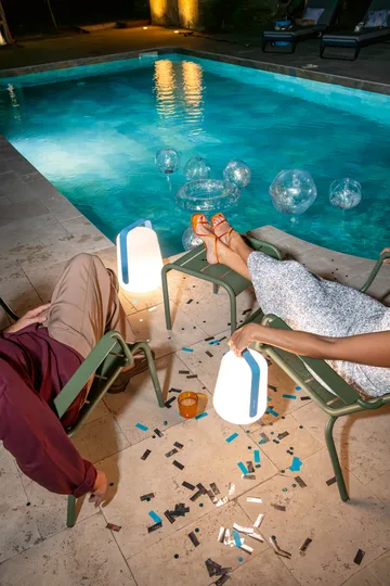 Balad2 portabel bordlampe - Candied orange, 38 cm - Fermob