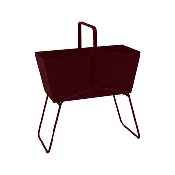 Basket high plantekasse - Black cherry (vinrød) - Fermob