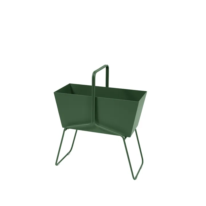 Basket high plantekasse - Cedar green (grønn) - Fermob