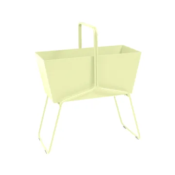 Basket high plantekasse - Frosted lemon (gul) - Fermob