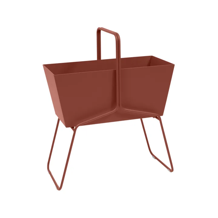 Basket high plantekasse - Red ochre (rød) - Fermob