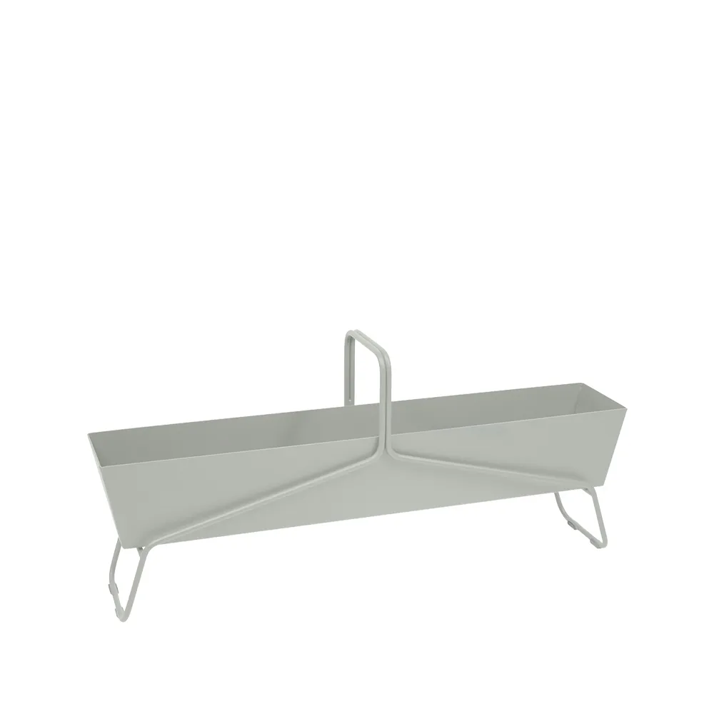 Basket long plantekasse, Clay grey (grå) Fermob