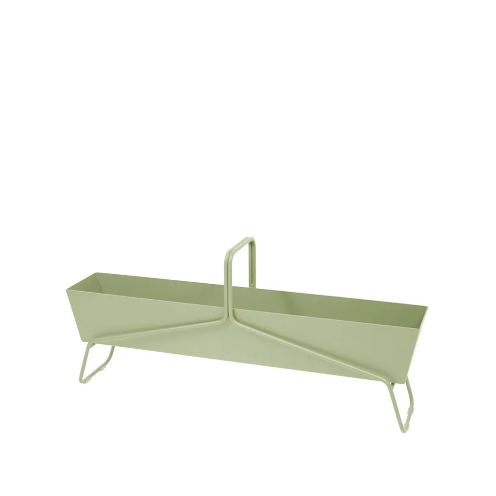Basket long plantekasse, Willow green (grønn) Fermob
