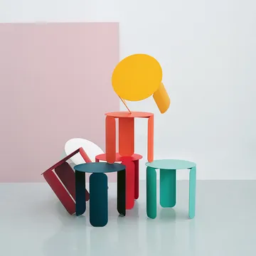 Bebop Ø45 bord, lavt - Nutmeg - Fermob