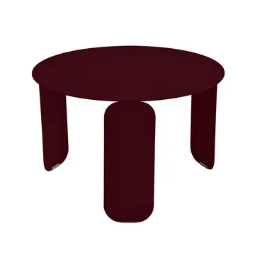 Bebop Ø60 bord, lavt - Black cherry (vinrød) - Fermob