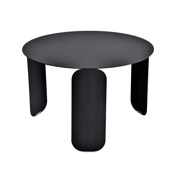Bebop Ø60 bord, lavt - Liquorice (svart) - Fermob