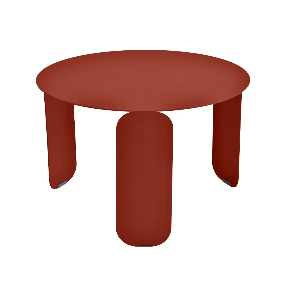 Bebop Ø60 bord, lavt, Red ochre (rød) Fermob