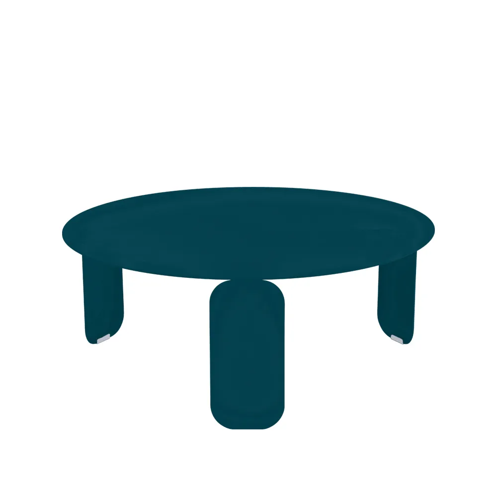 Bebop Ø80 bord, lavt, Acapulco blue Fermob