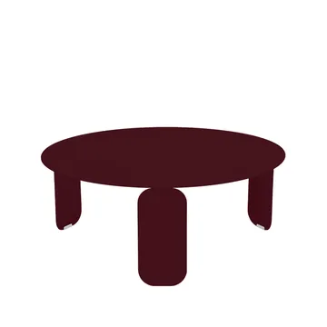Bebop Ø80 bord, lavt - Black cherry (vinrød) - Fermob