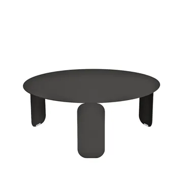 Bebop Ø80 bord, lavt - Liquorice (svart) - Fermob