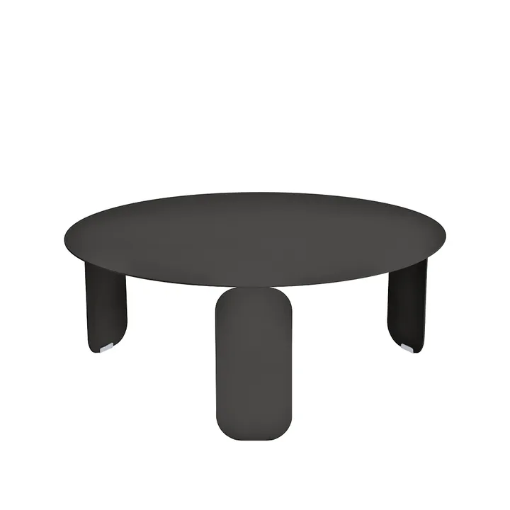 Bebop Ø80 bord, lavt - Liquorice (svart) - Fermob