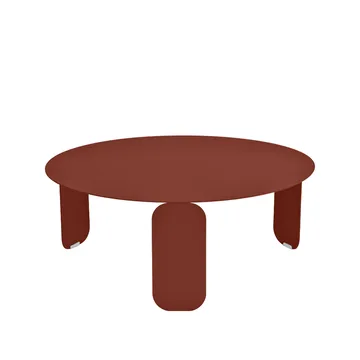 Bebop Ø80 bord, lavt - Red ochre (rød) - Fermob