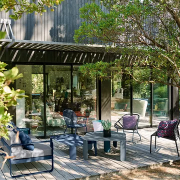 Bebop bord 120x70 cm - Chili, h.42 cm - Fermob