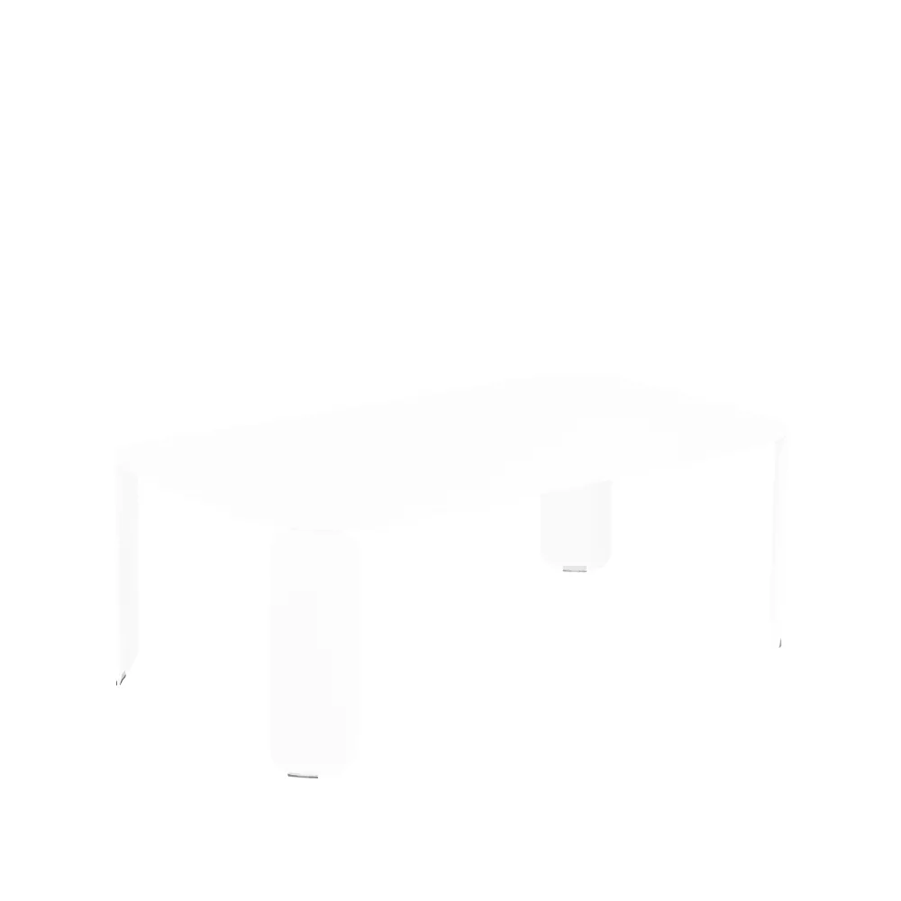 Bebop bord 120x70 cm, Cotton white, h.42 cm Fermob