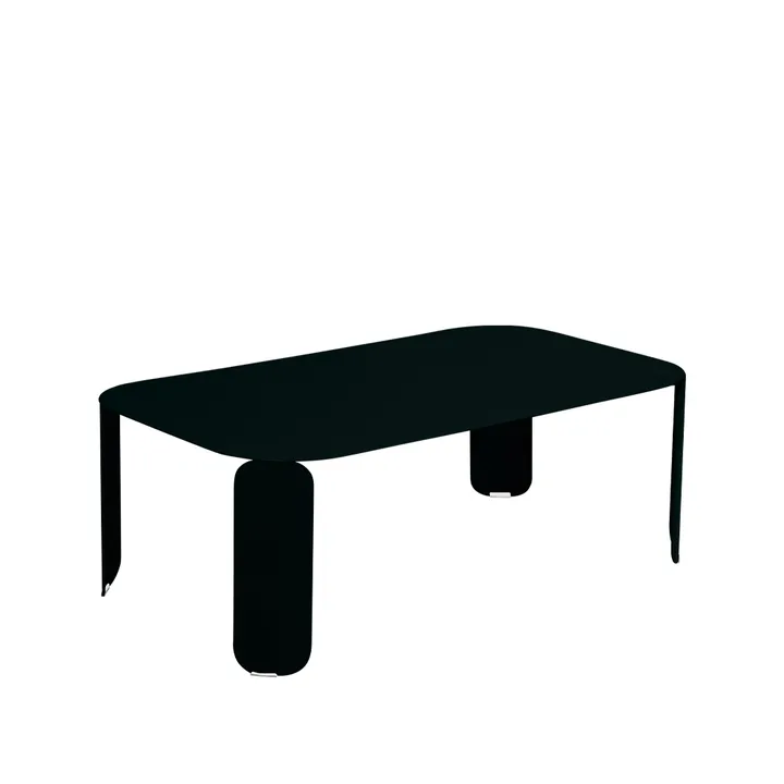 Bebop bord 120x70 cm - Liquorice (svart), h.42 cm - Fermob