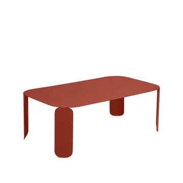 Bebop bord 120x70 cm - Red ochre (rød), h.42 cm - Fermob
