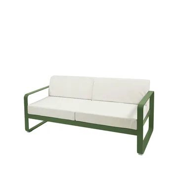 Bellevie 2-seters sofa - Cactus (grønn), off-white pute - Fermob
