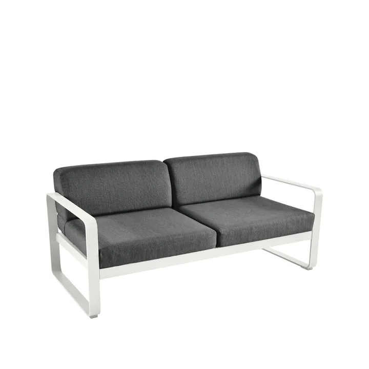 Bellevie 2-seters sofa - Clay grey, graphite grey pute - Fermob