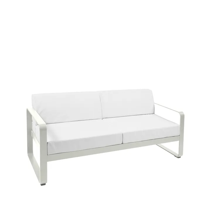 Bellevie 2-seters sofa - Clay grey, off-white pute - Fermob