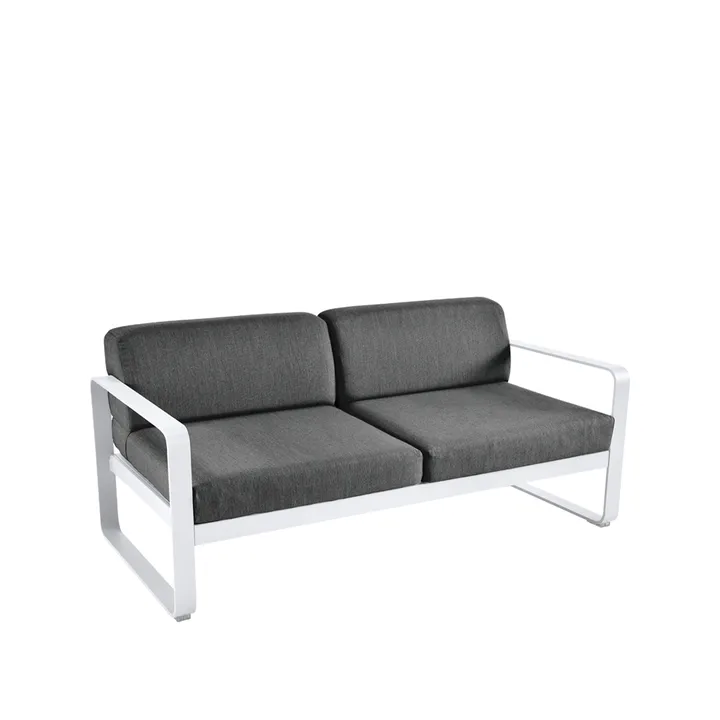 Bellevie 2-seters sofa - Cotton white, graphite grey pute - Fermob