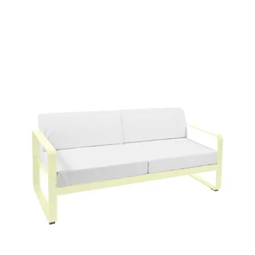 Bellevie 2-seters sofa - Frosted lemon (gul), off-white pute - Fermob