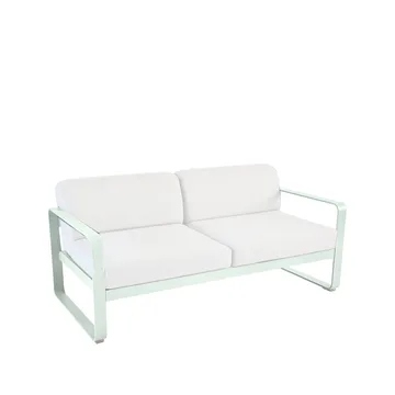 Bellevie 2-seters sofa - Ice mint (grønn), off-white pute - Fermob