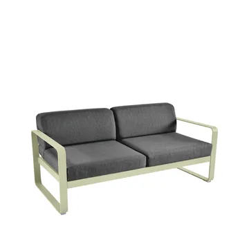 Bellevie 2-seters sofa - Willow green (grønn), graphite grey pute - Fermob