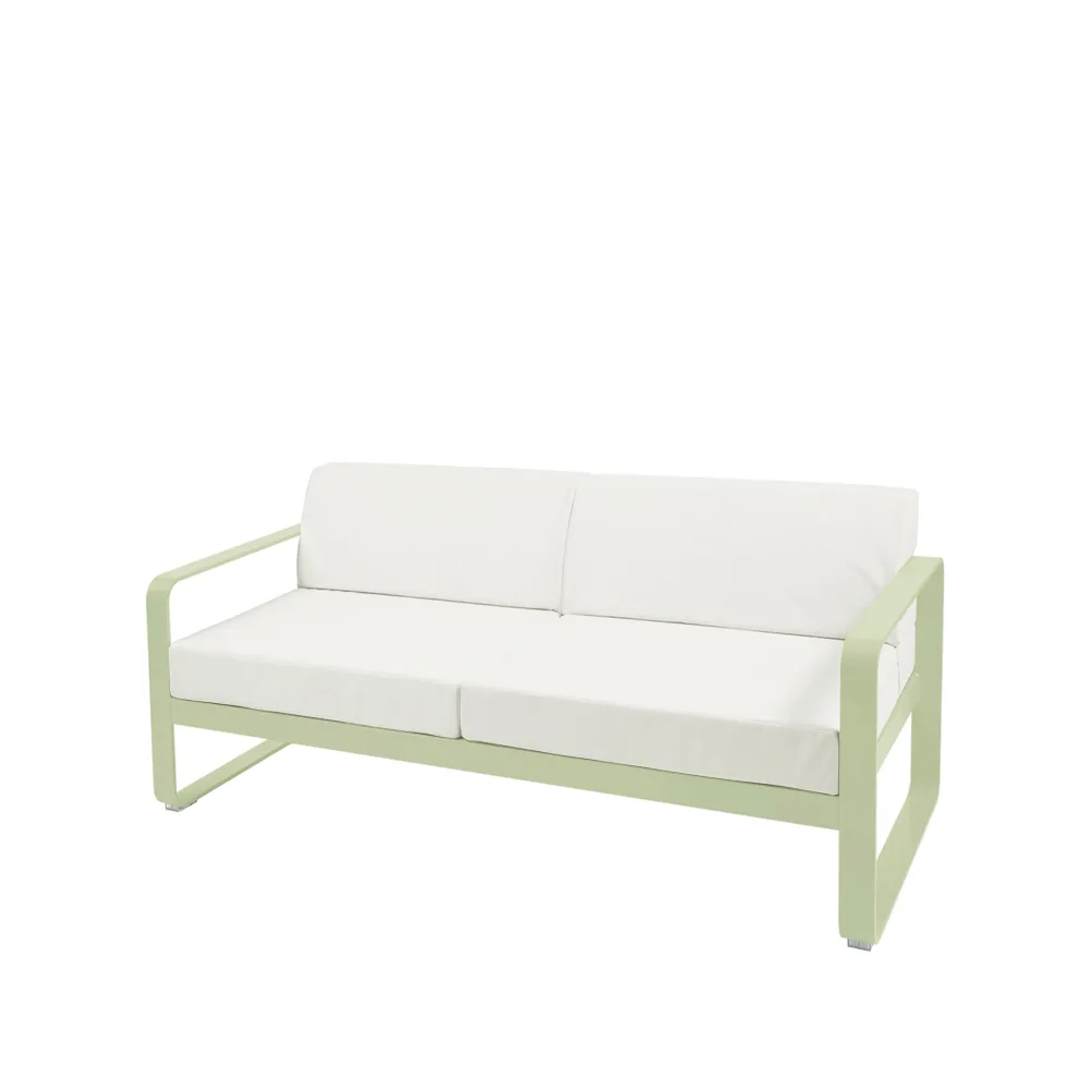 Bellevie 2-seters sofa, Willow green, off-white pute Fermob