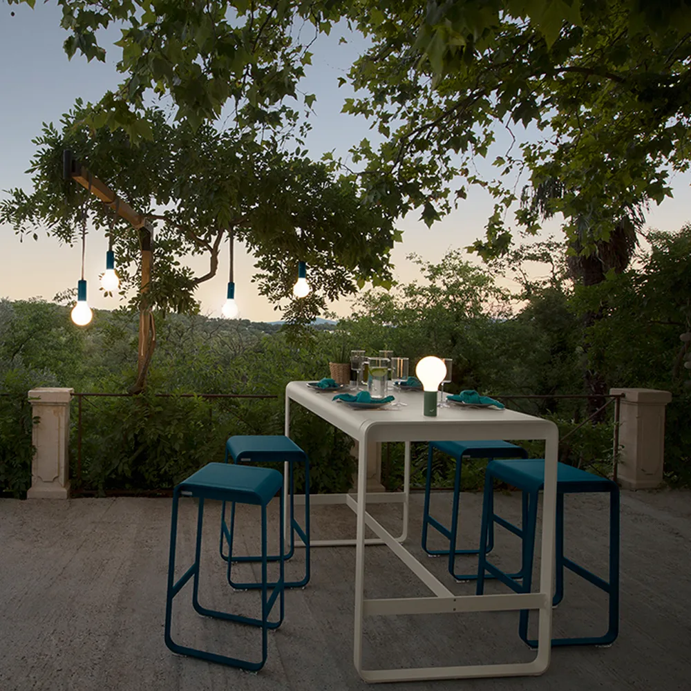 Bellevie barbord 140x80 cm, Clay grey Fermob