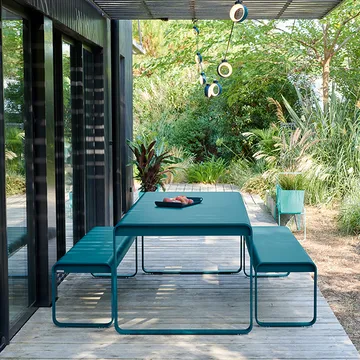 Bellevie benk - Acapulco blue (blå) - Fermob