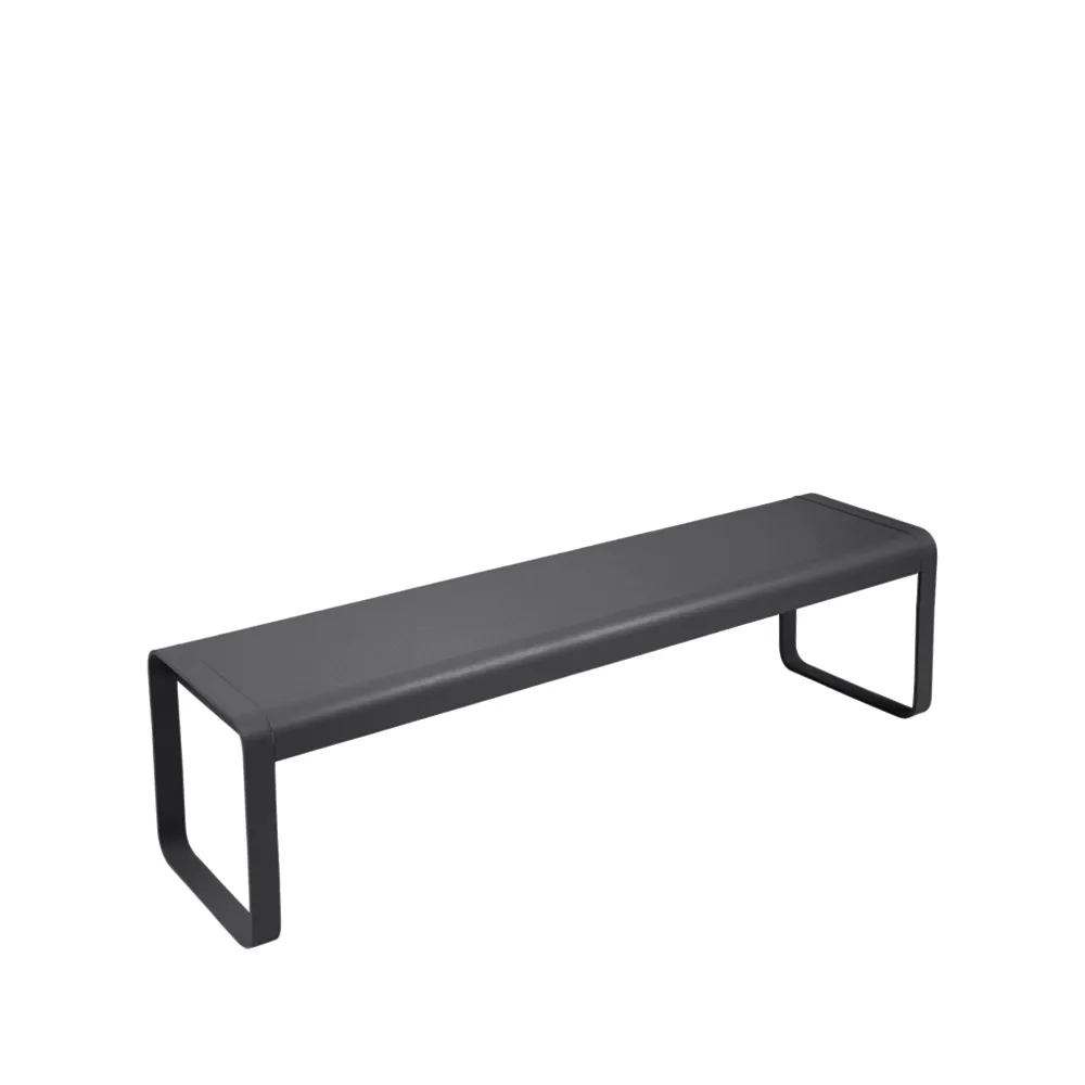 Bellevie benk, Anthracite (grå) Fermob