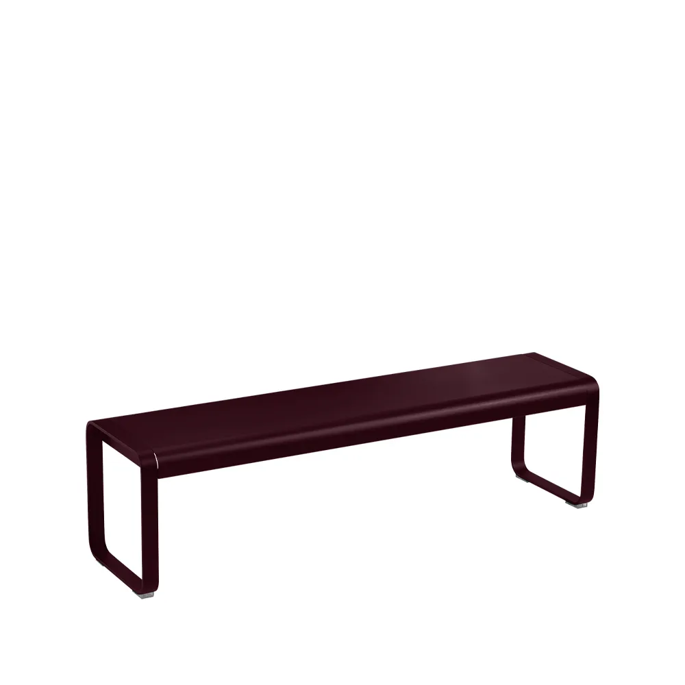 Bellevie benk, Black cherry (vinrød) Fermob