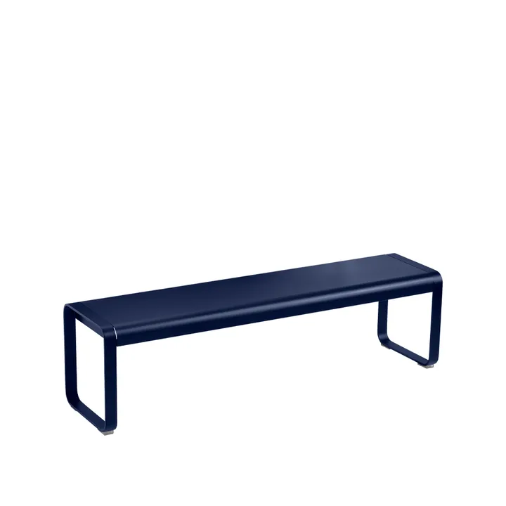 Bellevie benk - Deep blue - Fermob