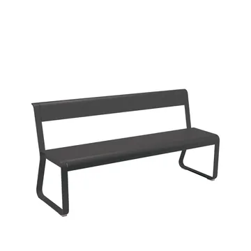 Bellevie benk med ryggstøtte - Liquorice - Fermob