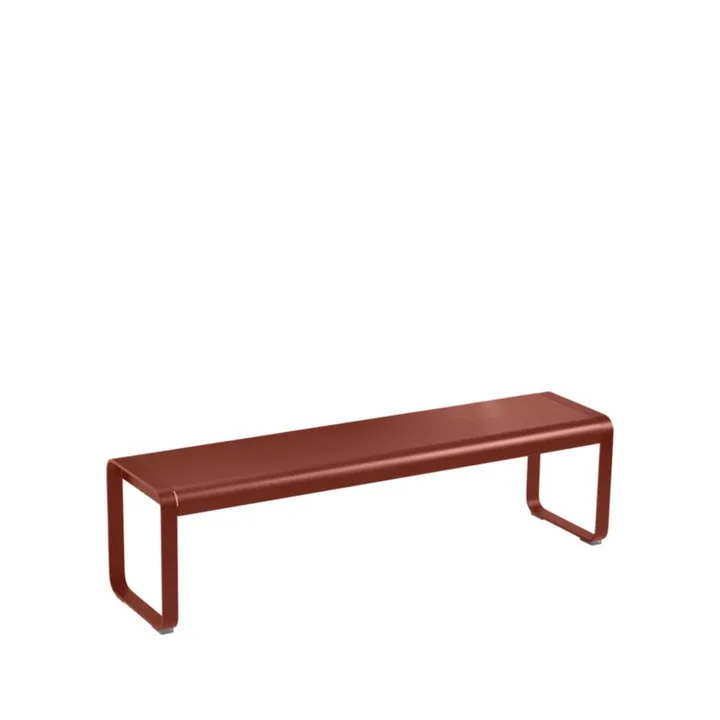 Bellevie benk - Red ochre (rød) - Fermob