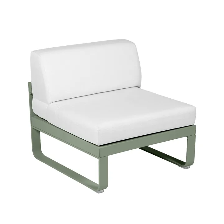 Bellevie Central modulsofa - Cactus, off-white pute, 1-sete - Fermob