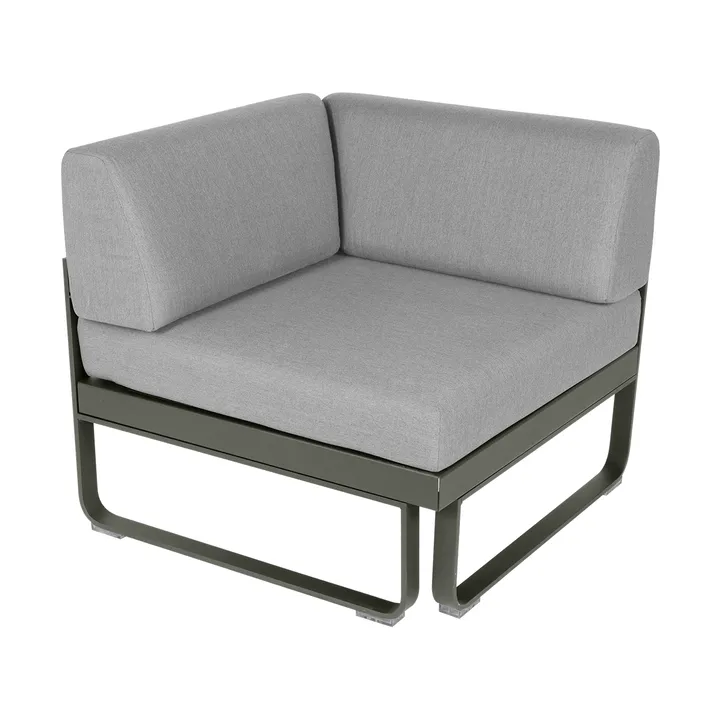 Bellevie Corner modulsofa 1-seter - Rosemary-flannel grey pute - Fermob