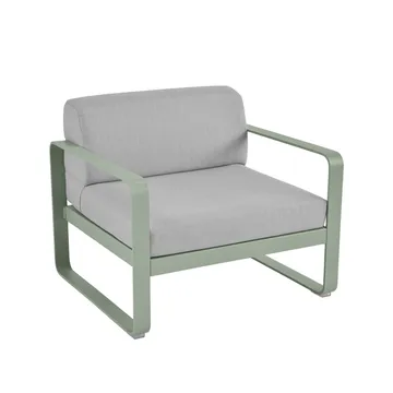 Bellevie lenestol - Cactus (grønn), flannel grey pute - Fermob