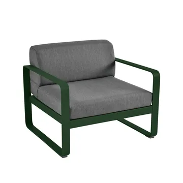 Bellevie lenestol - Cedar green (grønn), graphite grey pute - Fermob