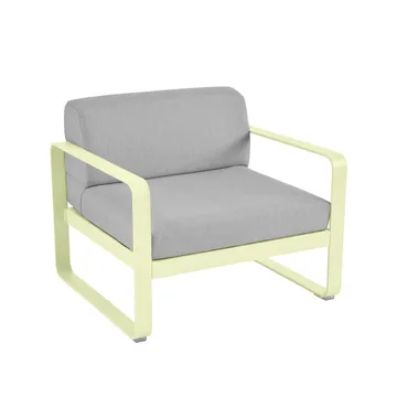 Bellevie lenestol - Frosted lemon (gul), flannel grey pute - Fermob
