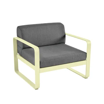 Bellevie lenestol - Frosted lemon (gul), graphite grey pute - Fermob