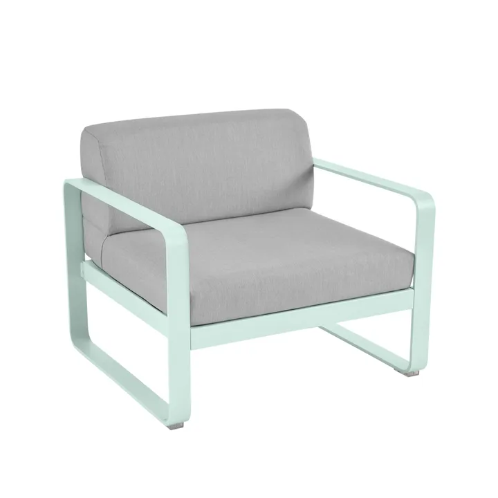 Bellevie lenestol - Ice mint (grønn), flannel grey pute - Fermob