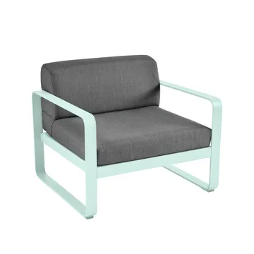 Bellevie lenestol - Ice mint (grønn), graphite grey pute - Fermob