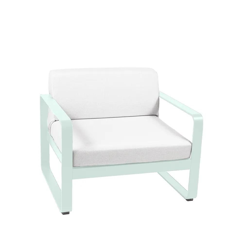 Bellevie lenestol, Ice mint (grønn), off-white pute Fermob