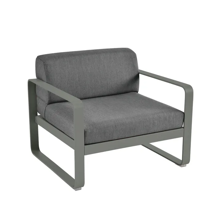 Bellevie lenestol - Rosemary (grønn), graphite grey pute - Fermob