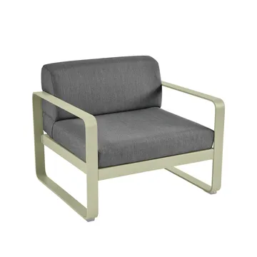 Bellevie lenestol - Willow green (grønn), graphite grey pute - Fermob