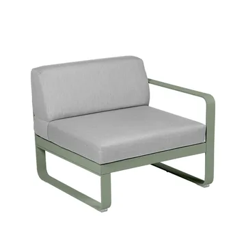 Bellevie Right modulsofa - Cactus (grønn), flannel grey pute, 1-seter - Fermob